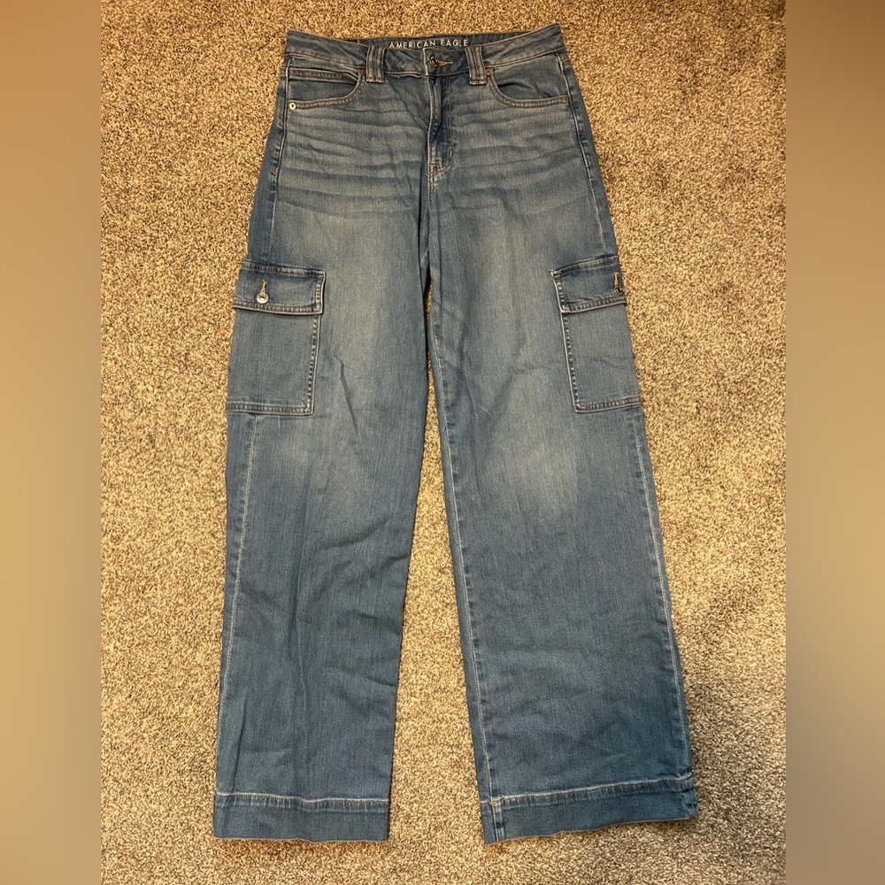 American Eagle Outfitters Wide Leg Denim Jeans